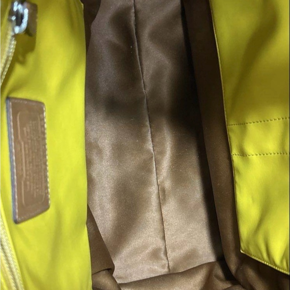 Coach Tan Leather Tote Bag - Picture 7 of 7